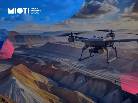 foto dron, minería en la era digital